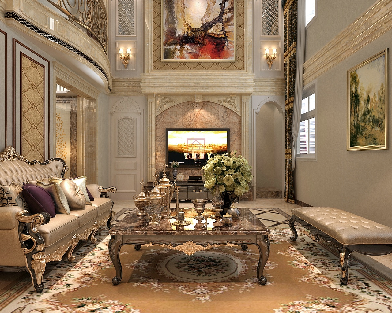 石家庄中冶德贤公馆 欧式风格的华丽绽放，诠释别墅大宅的奢华与格调